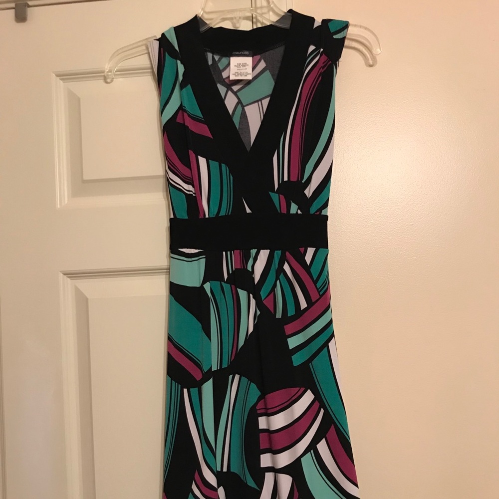 FUN PATTERNED KNEE LENGTH DRESS
